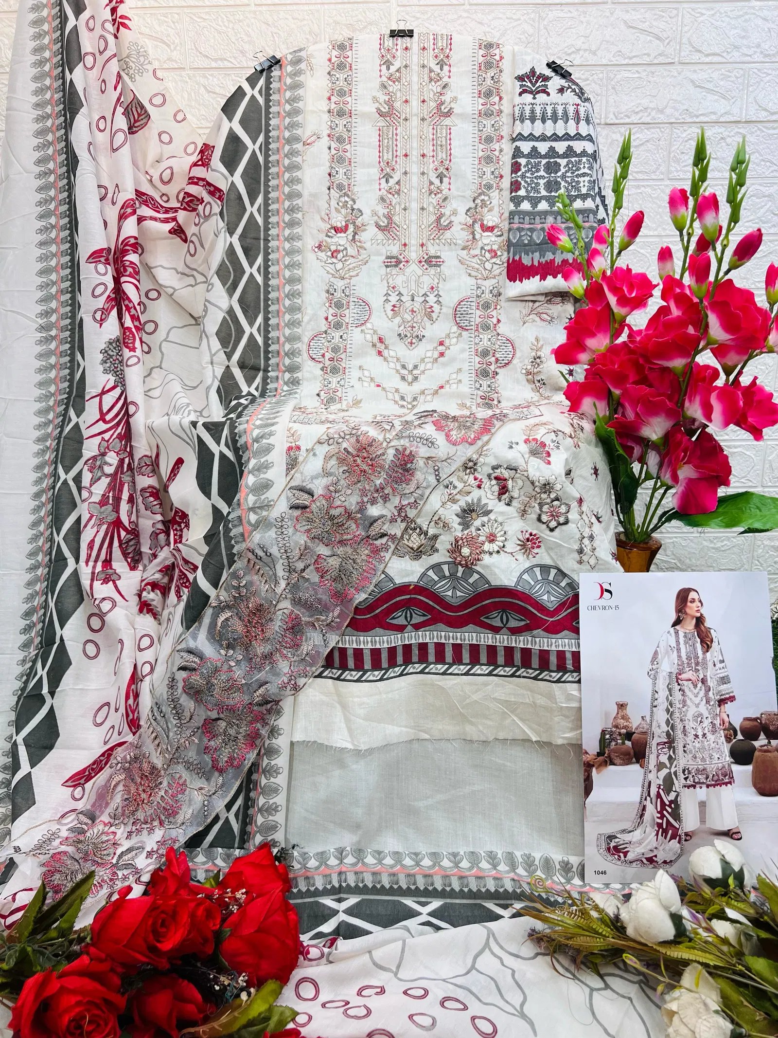 Deepsy Cheveron 15 Cotton Dupatta Pakistani Salwar Suits Wholesale Shop In Surat

